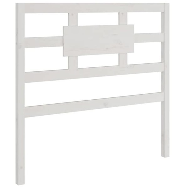 Sänggavel - Ej specificerad - 95,5x4x100 cm - Massivt trä - Vit - Modern design Vit