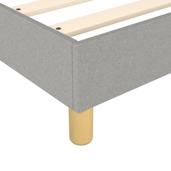 Sänkyjalat ja lakanat 90x200 cm vaaleanharmaata kangasta TDL0207158 Ljusgrått