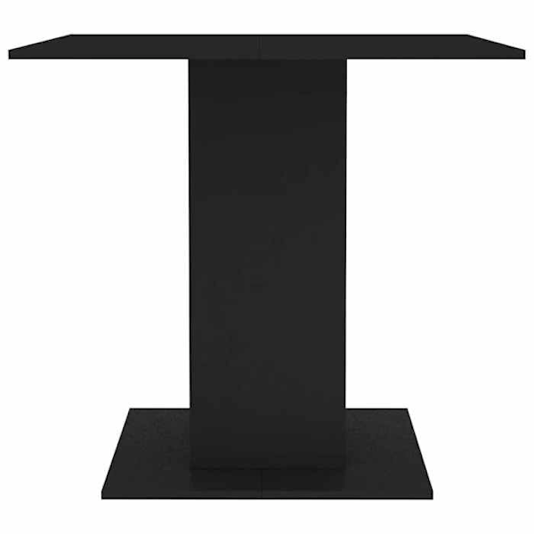 Moderne køkken spisebord design 80 x 80 x 75 cm sort ingeniørtræ DEC036888 kastanj