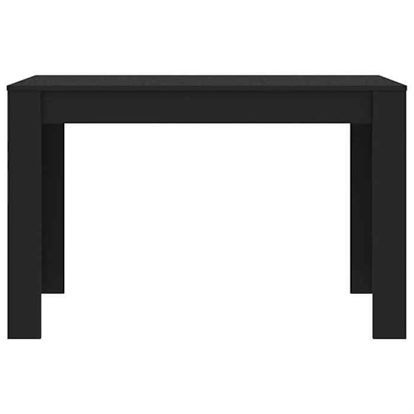 Simpel design spisebord 120 x 60 x 76 cm sort ingeniørtræ DEC036643 kastanj