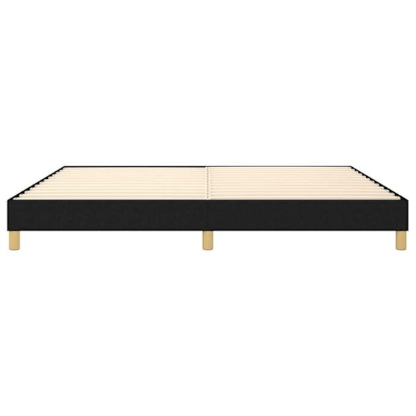Sänkyritilä jalalliselle sängyn kehykselle 200x200 cm musta kangas TDL0206992 Svart
