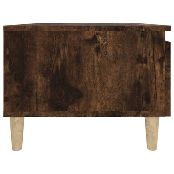 Side table, coffee table with drawer 50 x 46 x 35 cm in brown engineered wood DEC032391 kastanj