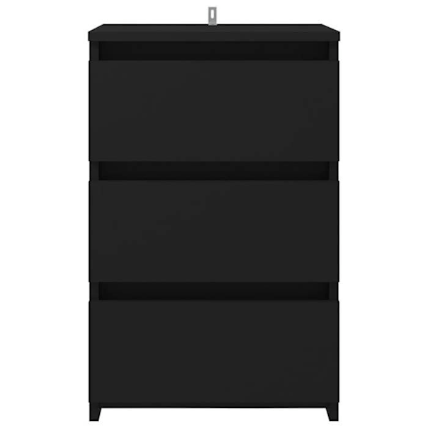 Yöpyöriä 3 laatikolla 40 x 35 x 62,5 cm mustasta lastulevystä DEC034448 Svart