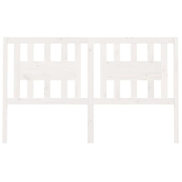 Sänggavel - TDL - 206 x 100 cm - Vit furu - 1 person - Ej avtagbar