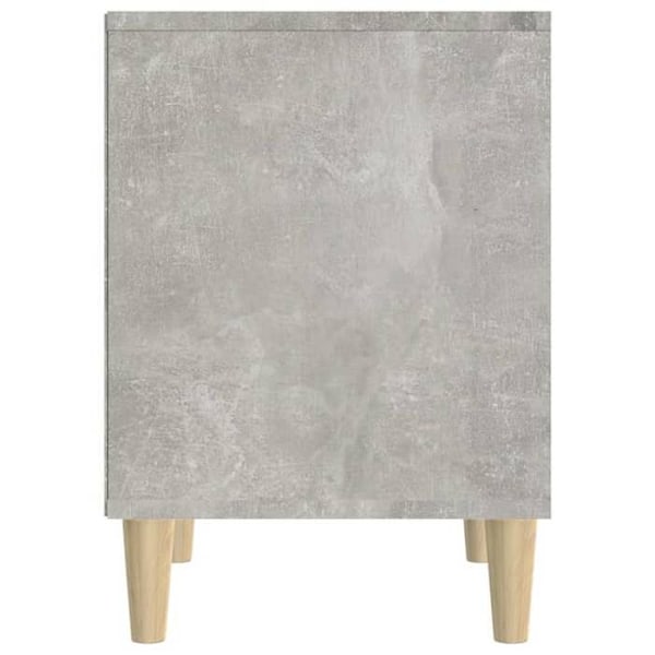 2 kpl yöpöytiä avoimella lokeroilla 40 x 35 x 50 cm harmaata engineering-puuta DEC035361 kastanj