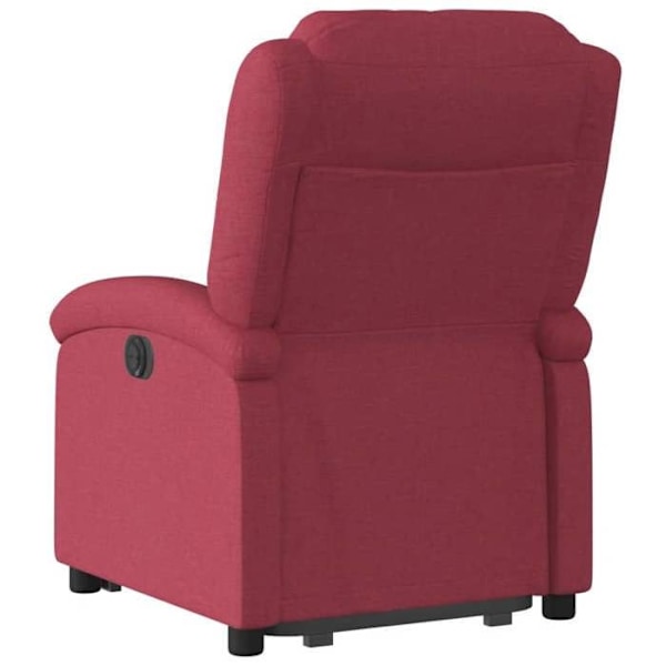 Recliner TV med elektrisk lyftfunktion mycket bekväm i bordeaux tyg DEC028540 Bordeaux