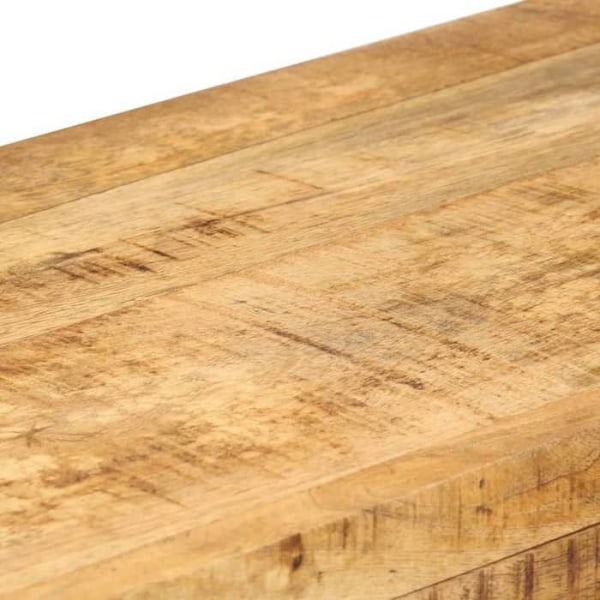 Konsolbord med praktiska lådor för en organiserad entré 110 x 30 x 76 cm av massiv mangoträ brun DEC03150 kastanj