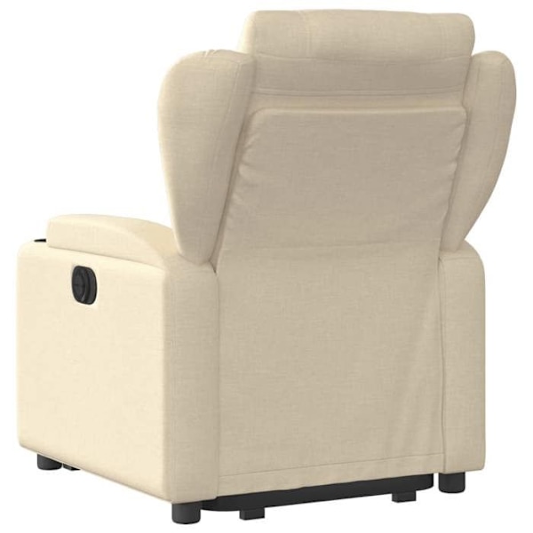 Soffa med relaxfunktion och elektrisk lift, mycket bekväm i cremefärgad tyg DEC028275 Grädde