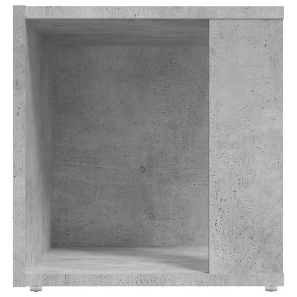 Konsolbord hörnväxtstöd 33 x 33 x 34,5 cm grå ingenjörsträ DEC032448 kastanj