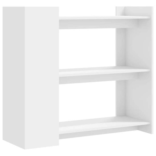 Konsolbord för praktisk avställning, organiserad hall, 100 x 35 x 90 cm, vitt ingenjörsträ DEC031682 Vit