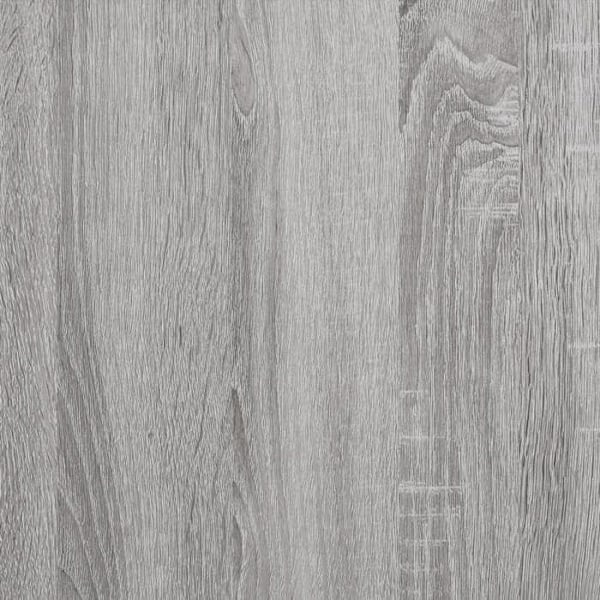Modern entrébord möbel, sidobord 140 x 29 x 75 cm, grå ingenjörsträ och metall DEC032216 kastanj