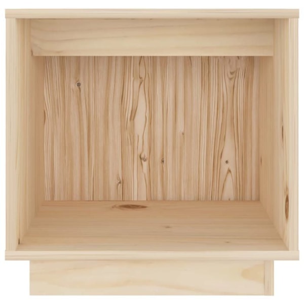 Nattebord kupon møbel med opbevaringsrum 40 x 30 x 40 cm solid fyrretræ DEC032920 kastanj