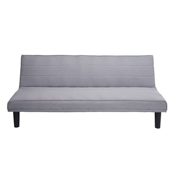Konvertibel sovesofa i gråt stof Grå