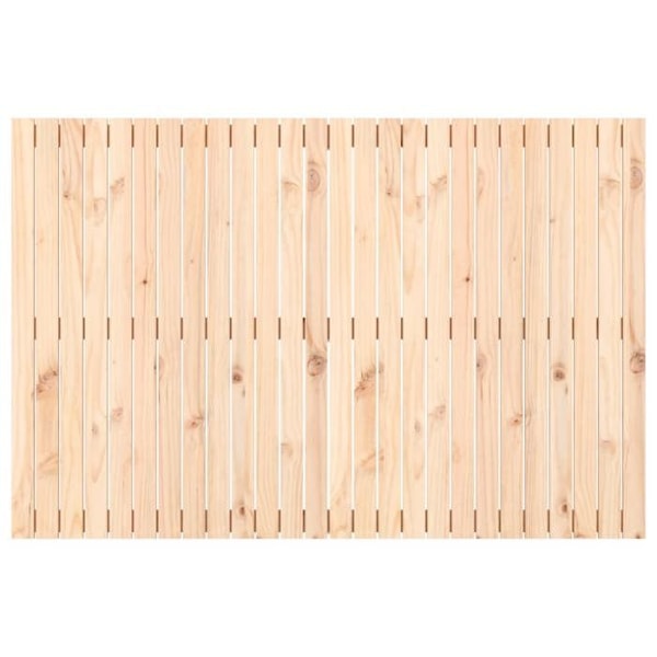 Hovedgærde til seng, soveværelse vægmonteret møbel, palle stil 166 x 3 x 110 massiv fyr.