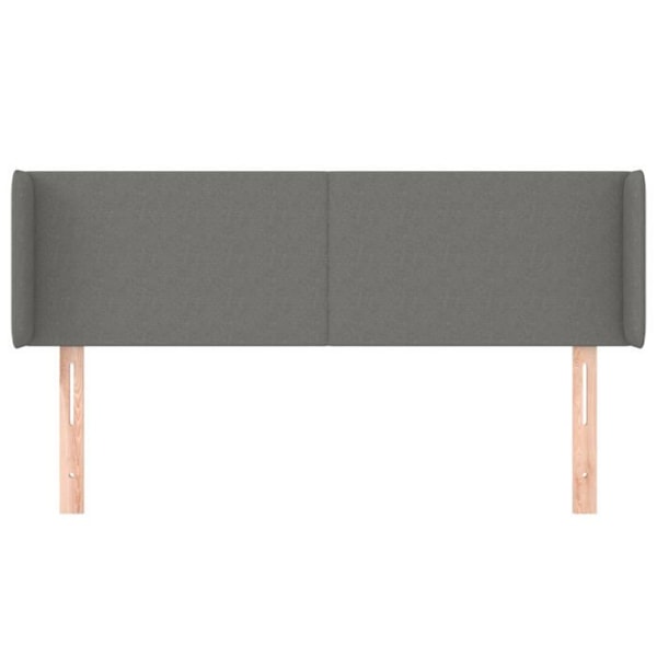 Hovedgærde - Klassisk - Mørkegrå - 147x16x78/88 cm - Justerbar - Holdbar Mörkgrå