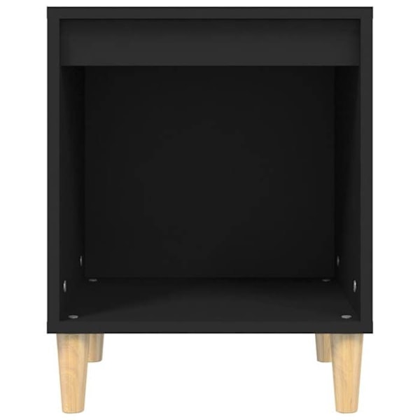 Nattbord med åben rum 40 x 35 x 50 cm sort ingeniørtræ DEC034438 kastanj