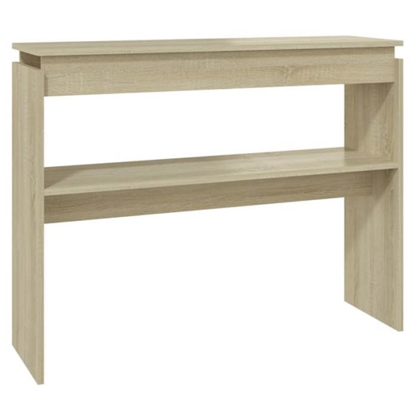 Käytännöllinen konsolipöytä eteiseen, koko 102 x 30 x 80 cm,insinööripuu, väri tammi DEC031925 kastanj