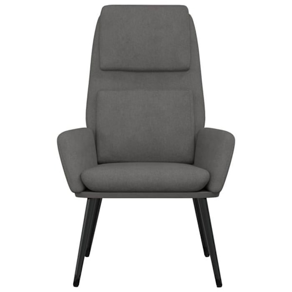 Moderne grå stof loungesofa stol DEC026661 Grå
