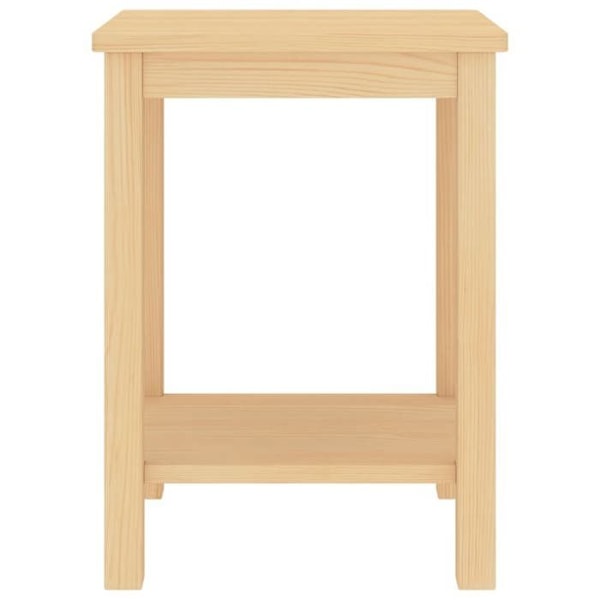 Natskab med hylde, enkel design, 35 x 30 x 47 cm, fyrretræ, DEC034340 kastanj