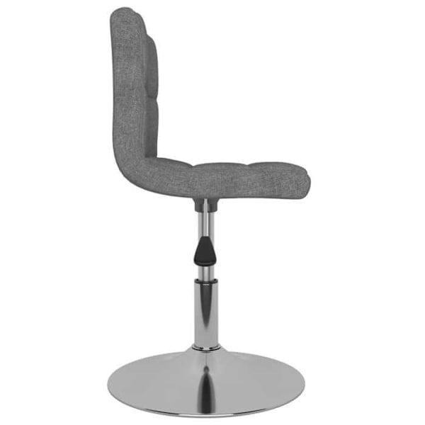 Baari stool x1 kääntyvä korkeatuoli vaaleassa harmaassa kankaassa ja teräksessä DEC029541 Grå