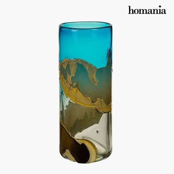 Vase Glas (14 x 14 x 35 cm) - Samling Pure Crystal Deco fra Homania kastanj
