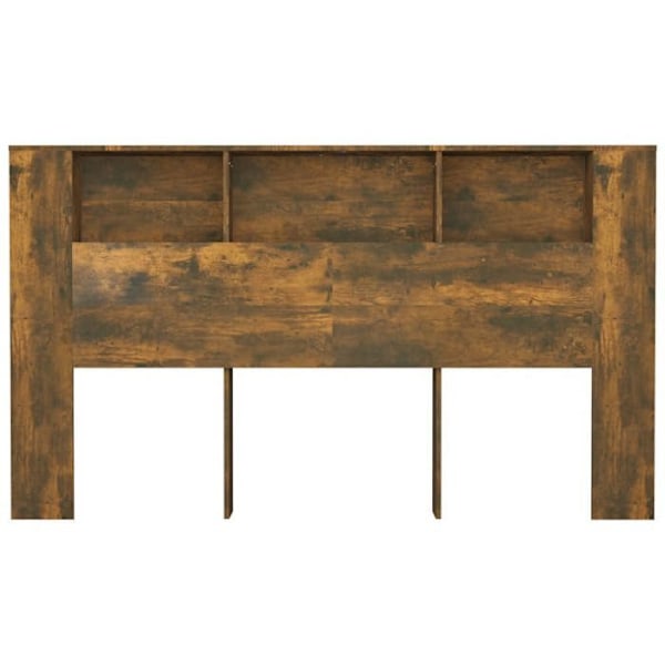 Hovedgavl - TDL - 180x18,5x104,5 cm - Ingeniørtræ - 3 rum - Brun kastanj