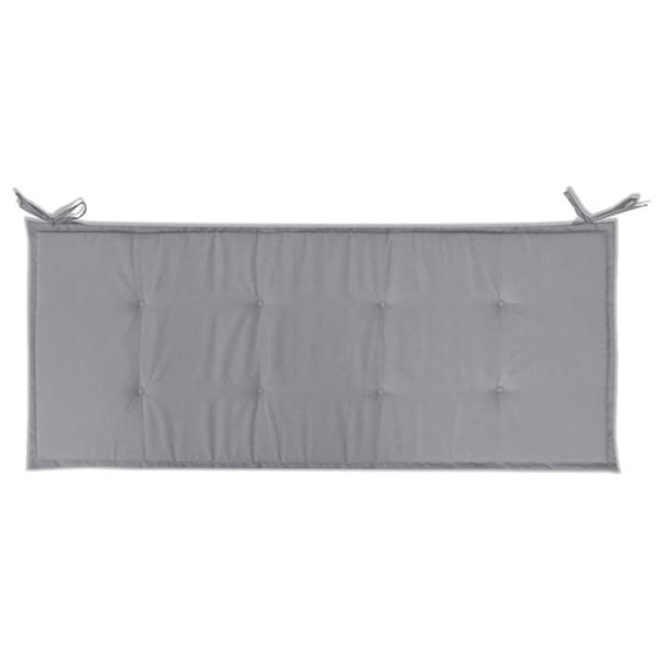 Havebænk pude Grå 120 x 50 x 3 cm DEC021555