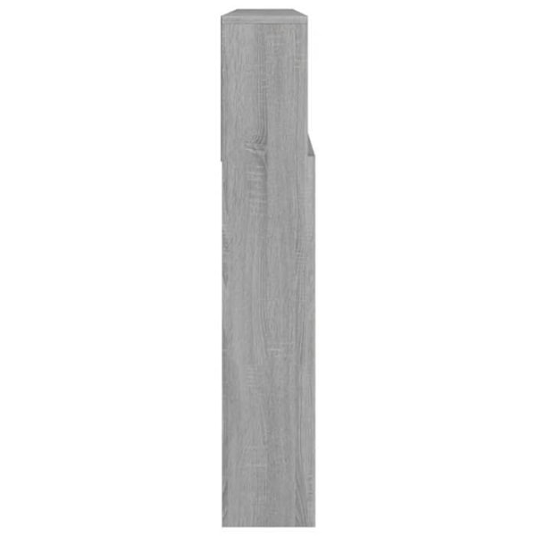 Hovedgærde - Ikke specificeret - 220x19x103,5 cm - MDF grå - Moderne stil - Indbygget opbevaring Grå