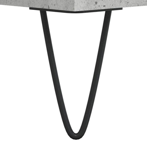 2 kpl yöpöytiä avoimella osastolla 40 x 35 x 50 cm harmaa Marksman-puu ja metalli DEC035369 kastanj
