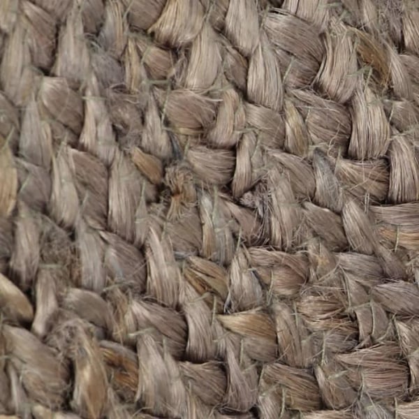 Käsintehty Jute Pyöreä 150 Harmaa