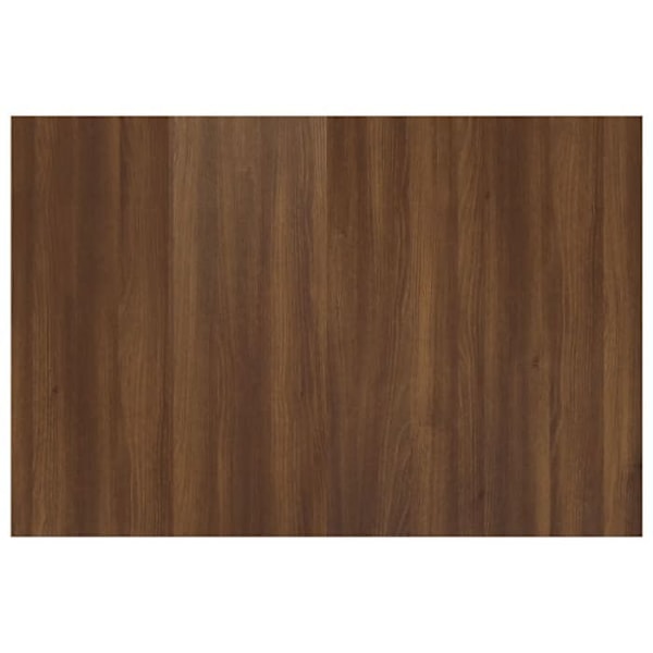 Hovedgærde til seng soveværelse møbel 120 x 1,5 x 80 cm MDF brun TDL0203589