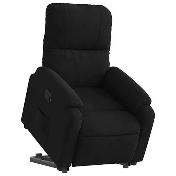 Fauteuil relax TV med komfortabel polstring, elektrisk løftefunktion, i sort mikrofiber DEC028123 Svart