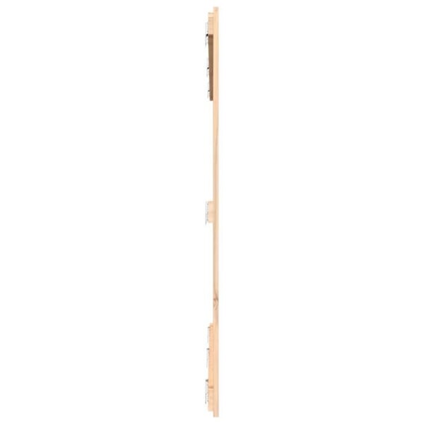Hovedgærde til seng, soveværelse vægmonteret møbel, palle stil 166 x 3 x 110 massiv fyr.