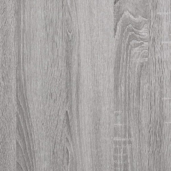 Væghængt natbord med skuffe 41,5 x 36 x 28 cm i grå ingeniørtræ DEC034330 kastanj
