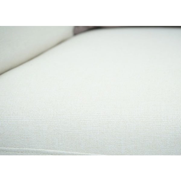 Polstret loungestol med cocktail-stole, afslapning i mørkebrunt PVC og creme stof, sort metal 04_0006840 Grädde