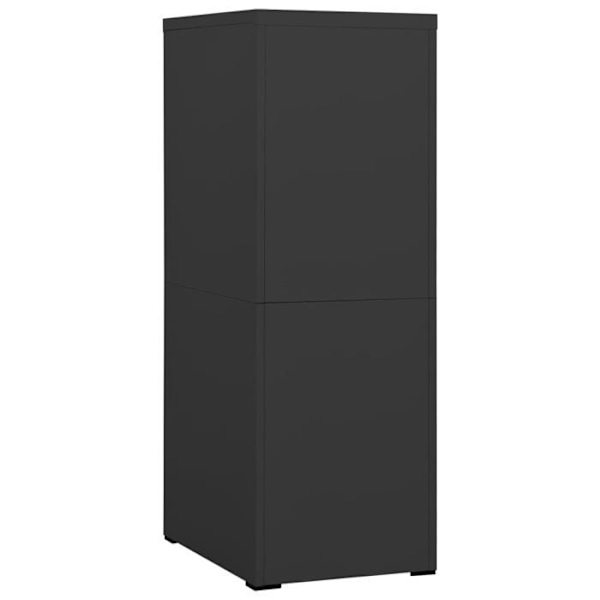 Caissons för kontorsmöbler med 4 lådor 46 x 62 x 133 cm i antracitstål DEC024500 Flerfärgad