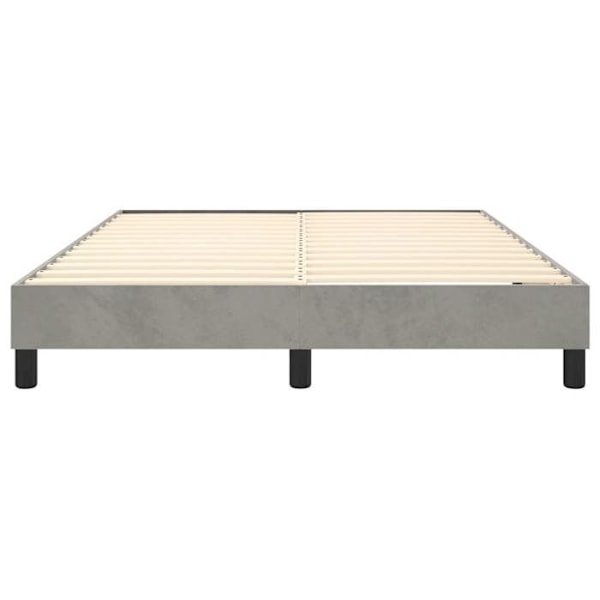Sommier - TDL - 140x190 cm - Lys grå - 2 personer - Leveres samlet Ljusgrått