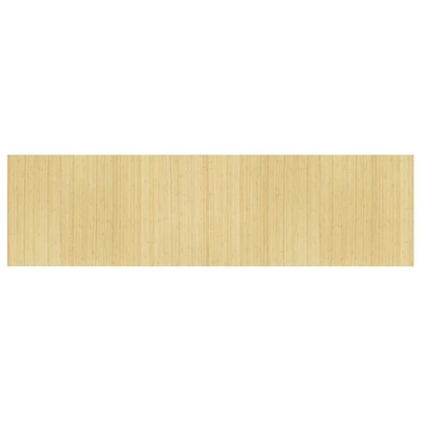 Paravent separátor för rum vägg 165 x 600 cm bambu beige DEC031159 Beige