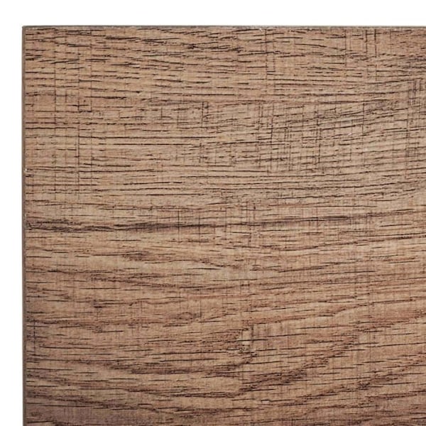 Skab med skydedør og 5 rum i trælook industrielt metal 84x80x40 cm brun 04_0006501 kastanj