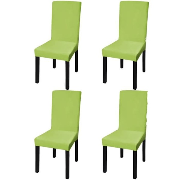 Stolsäck i rak och elastisk design 4 st grön
