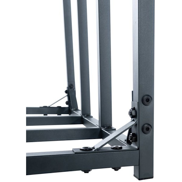 Bøgerække støtte træ til pejs 185x130 cm i anthracite lakeret aluminium 10_0003582 kastanj