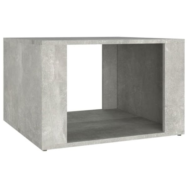 Nattes kommode med åbent rum 57 x 55 x 36 cm ingeniørtræ grå DEC034054 kastanj