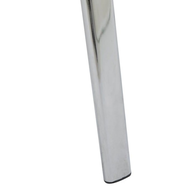 Stapelsbar besöksstol väntområde i svart PVC med 4-fots metallkrombas 10_0003365 Metall