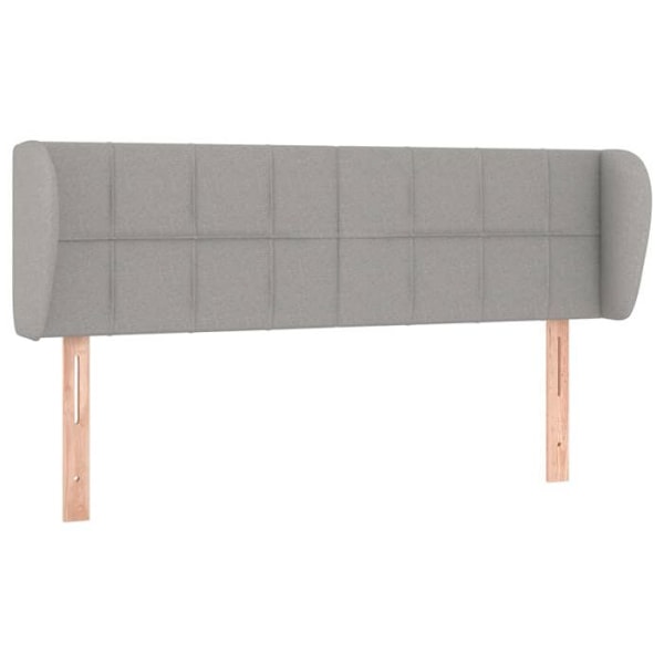 Hovedgærde - Ikke specificeret - 147x23x78/88 cm - Lys grå - Klassisk - Højdejusterbar Ljusgrått