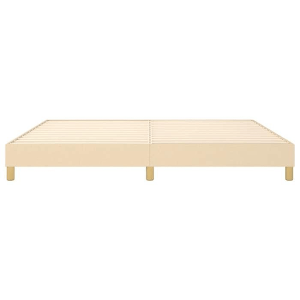 Sänkyjalat ja lakanat 200x200 cm crème-kangas TDL0207253 Grädde