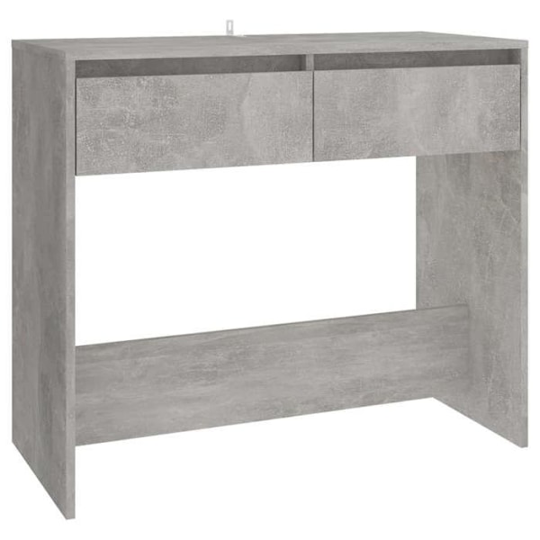 Moderni sisäänkäynnin konsolipöytä laatikoilla 89 x 41 x 76,5 cm harmaata tekopuu DEC032018 kastanj