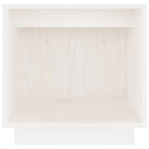 2 kpl yötaulua avoimella osastolla 40 x 30 x 40 cm valkoista mäntyä DEC034892 Vit