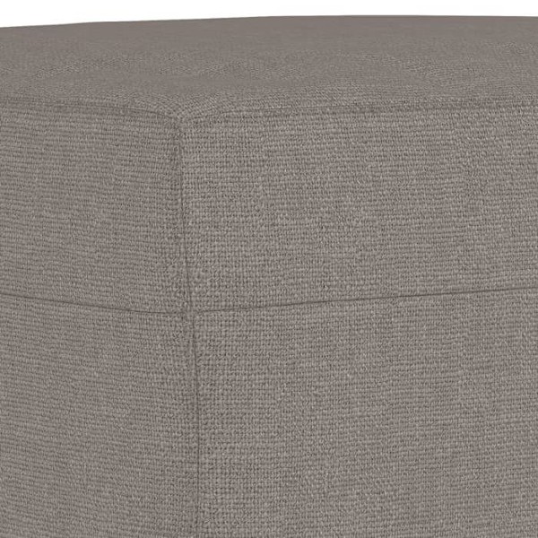 Jalkatuki sänkyjakkara 60 x 50 x 41 cm taupe-kankaasta DEC030629 Mol