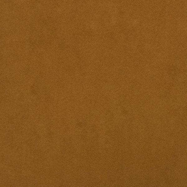 Jalkatuki jakkara 60 x 60 x 36 cm ruskea sametti metalli ja vaneri DEC030438 kastanj
