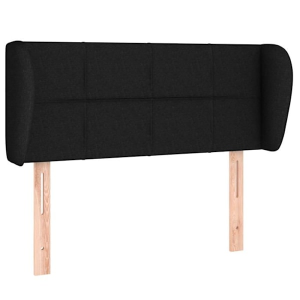 Hovedgærde - Ikke specificeret - 103x23x78/88 cm - Sort stof - Klassisk stil - Højdejusterbar Svart